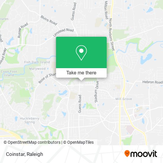 Mapa de Coinstar