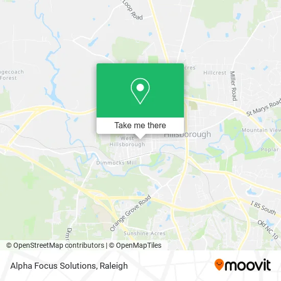 Alpha Focus Solutions map