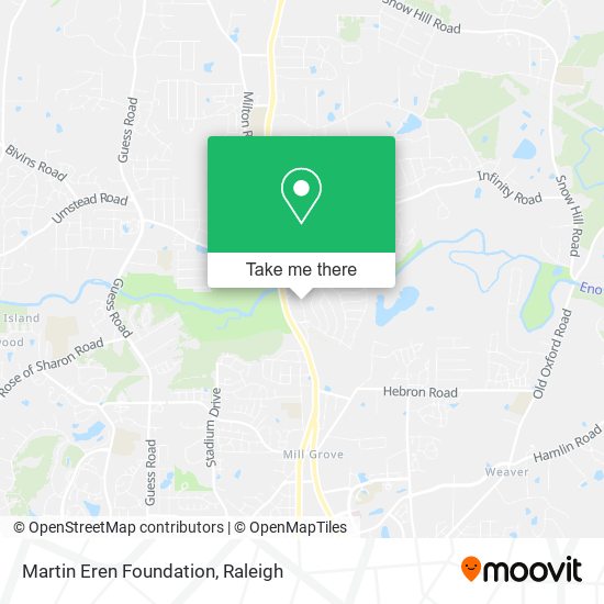 Martin Eren Foundation map