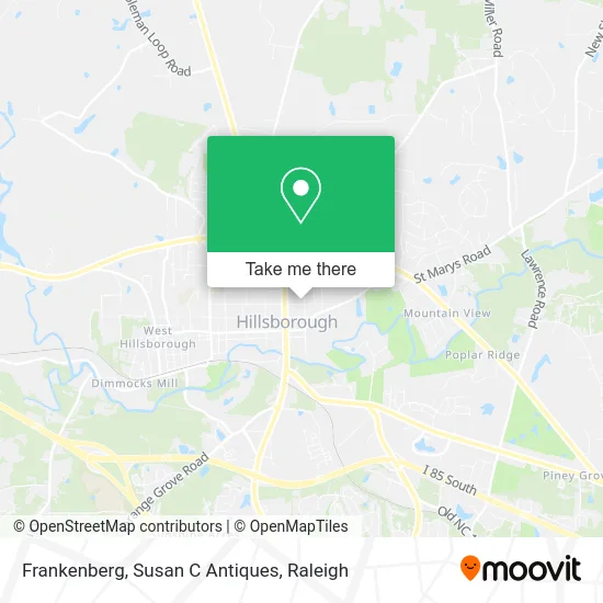 Frankenberg, Susan C Antiques map