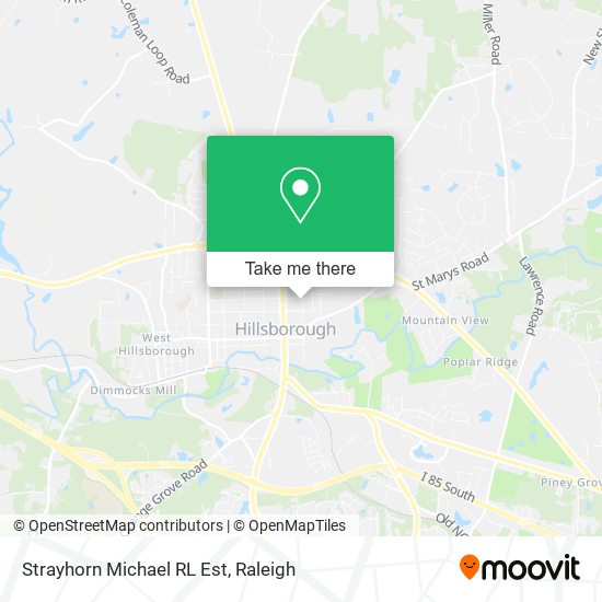 Mapa de Strayhorn Michael RL Est
