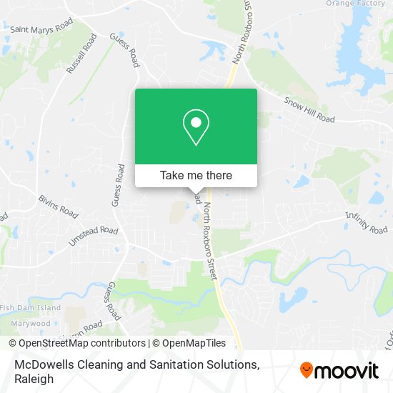 Mapa de McDowells Cleaning and Sanitation Solutions