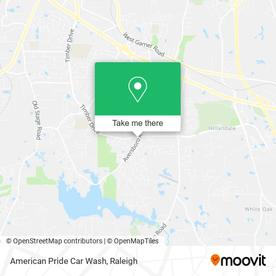 American Pride Car Wash map