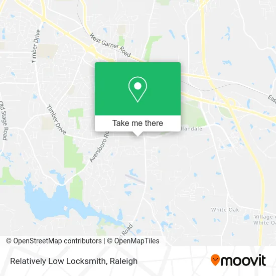 Relatively Low Locksmith map