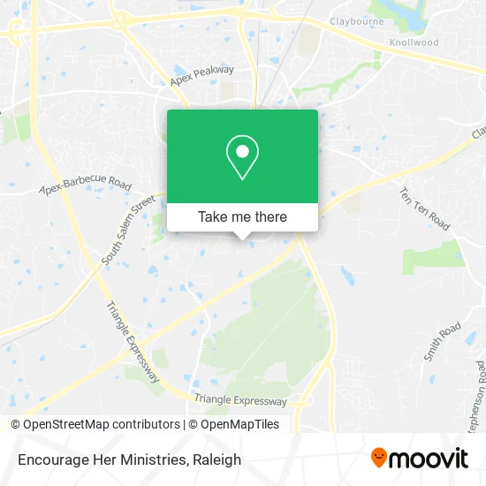 Encourage Her Ministries map