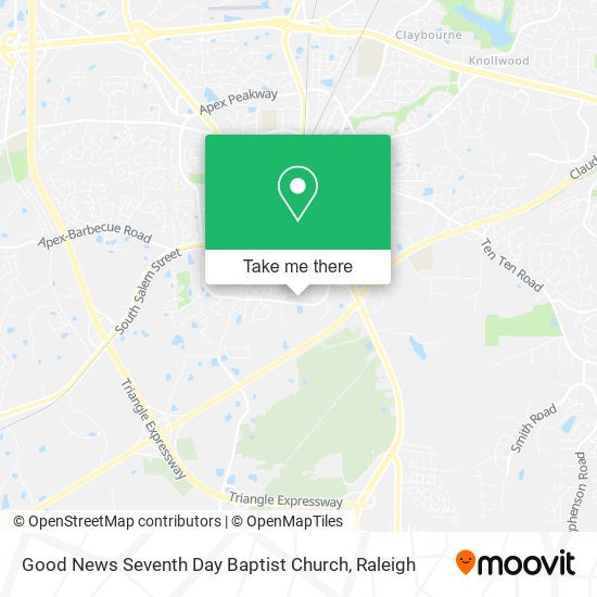 Mapa de Good News Seventh Day Baptist Church