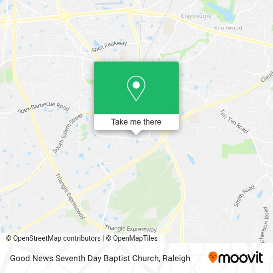 Good News Seventh Day Baptist Church map