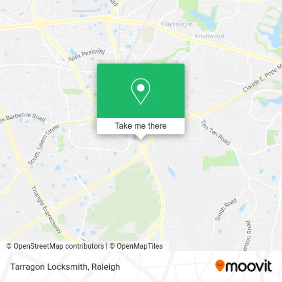 Tarragon Locksmith map