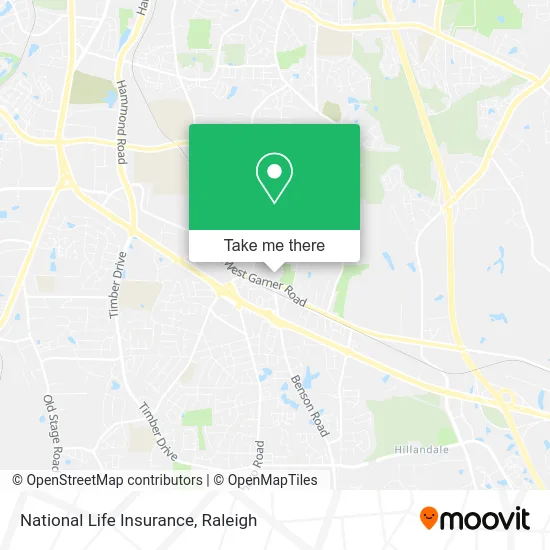 National Life Insurance map