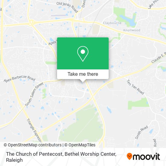 The Church of Pentecost, Bethel Worship Center map