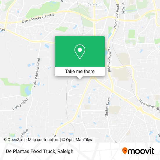 De Plantas Food Truck map