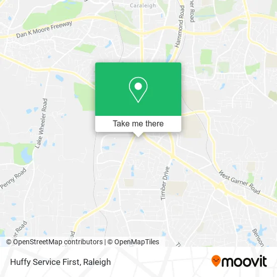 Mapa de Huffy Service First