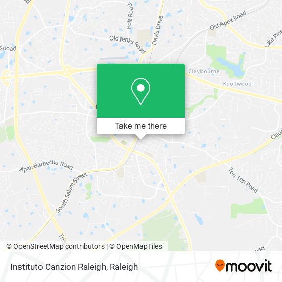 Mapa de Instituto Canzion Raleigh