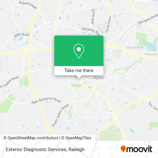 Exterior Diagnostic Services map