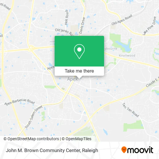 John M. Brown Community Center map