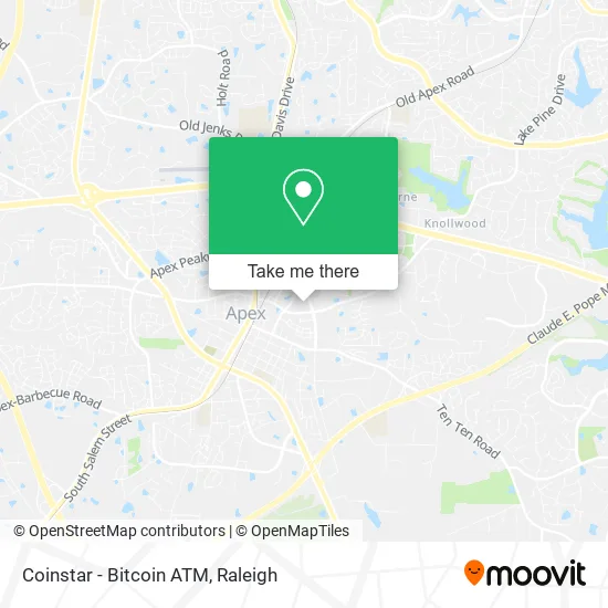 Coinstar - Bitcoin ATM map