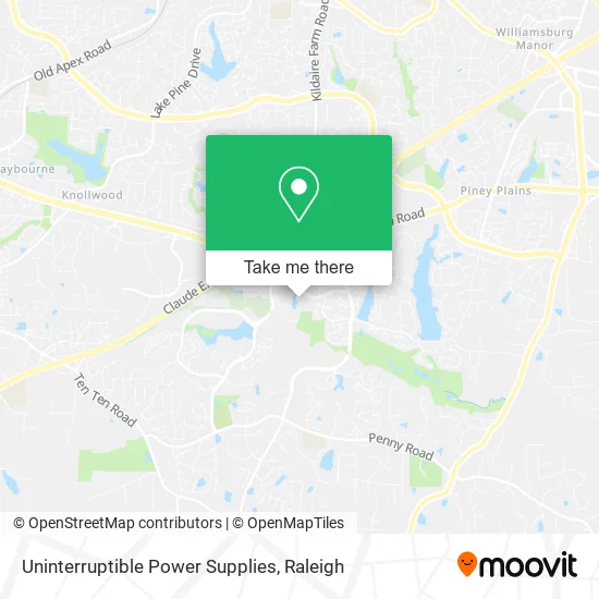 Uninterruptible Power Supplies map