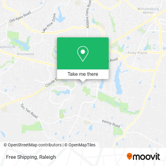 Mapa de Free Shipping