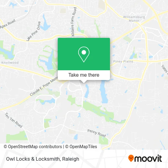 Owl Locks & Locksmith map