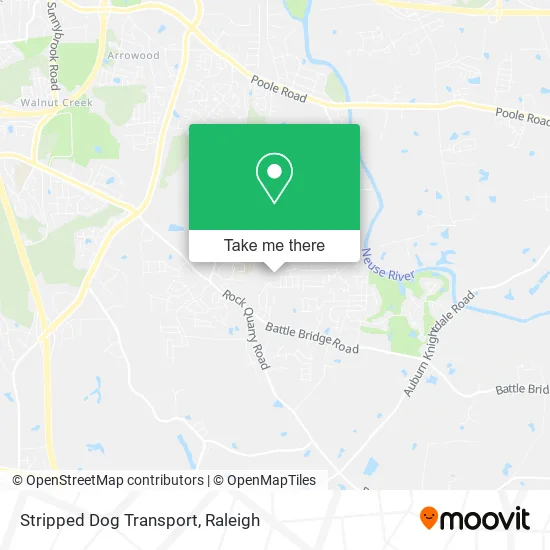 Stripped Dog Transport map