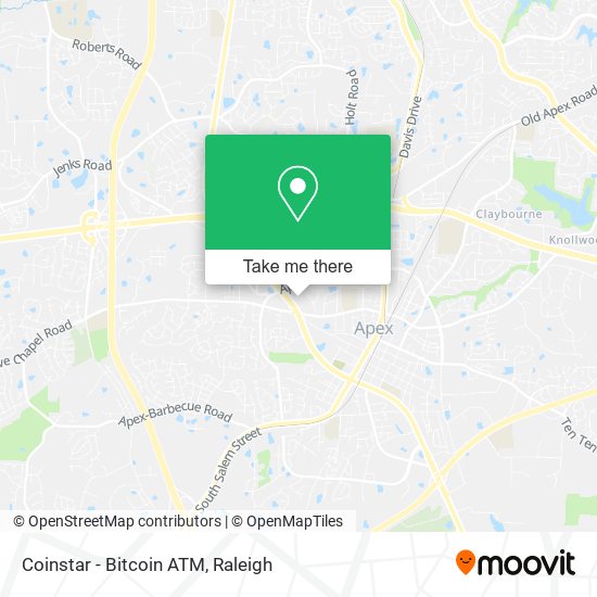 Coinstar - Bitcoin ATM map