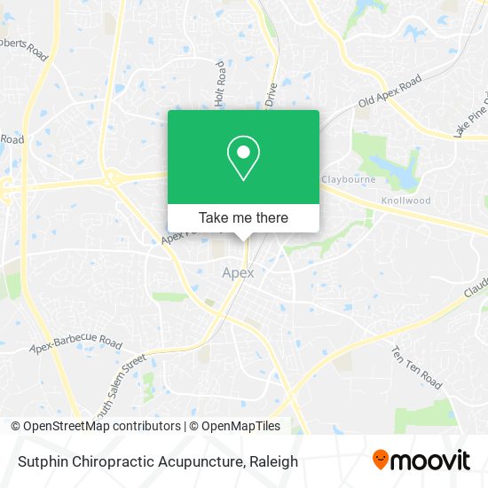 Sutphin Chiropractic Acupuncture map