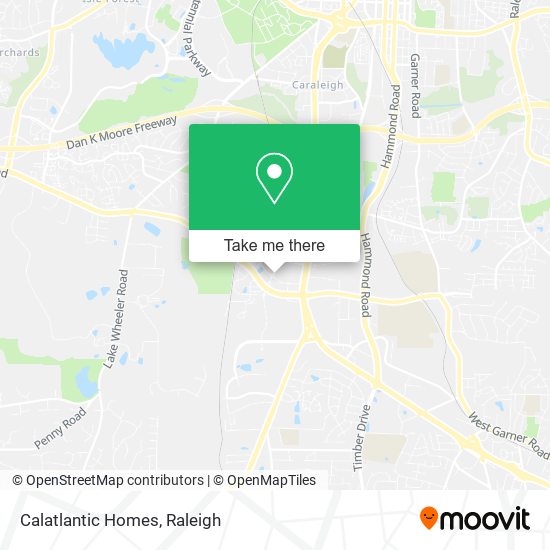 Calatlantic Homes map