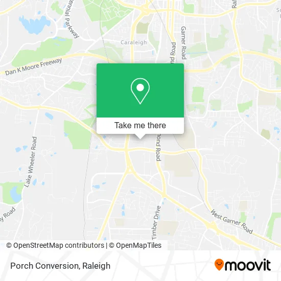Porch Conversion map