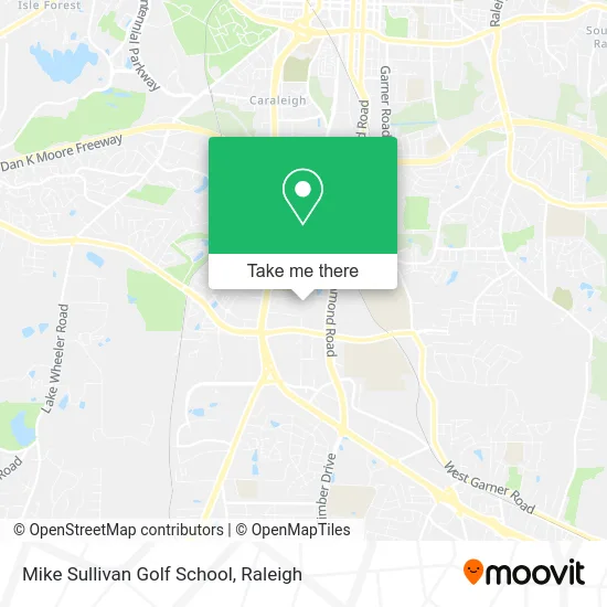 Mike Sullivan Golf School map