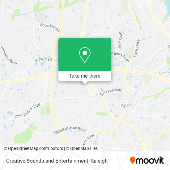 Mapa de Creative Sounds and Entertainment
