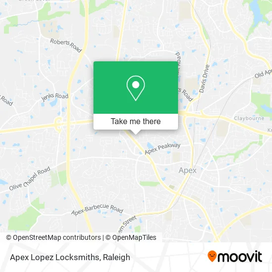 Mapa de Apex Lopez Locksmiths