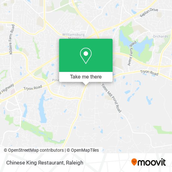 Mapa de Chinese King Restaurant