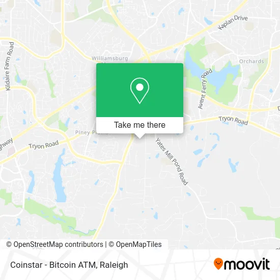 Coinstar - Bitcoin ATM map