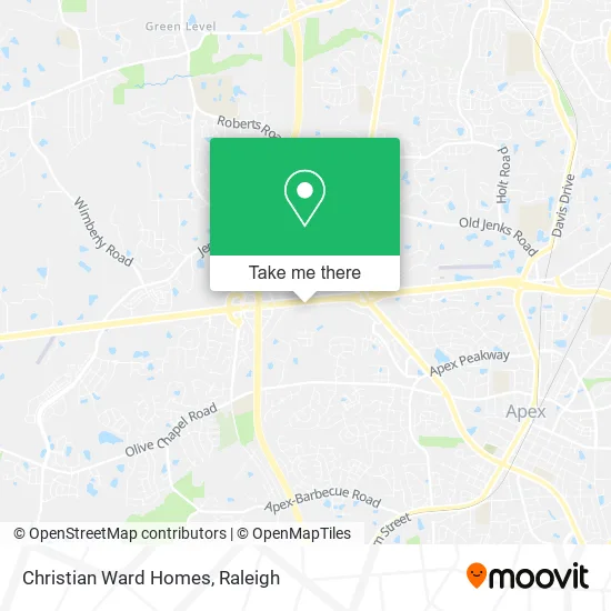 Christian Ward Homes map