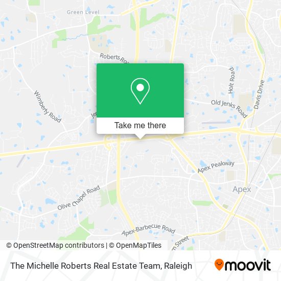 The Michelle Roberts Real Estate Team map