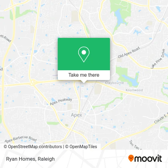 Ryan Homes map