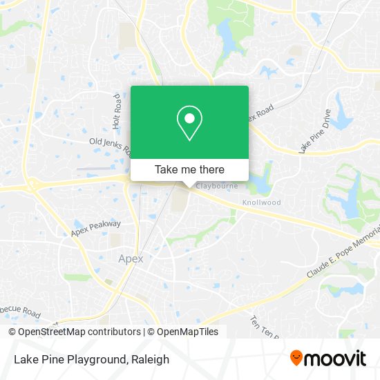Mapa de Lake Pine Playground