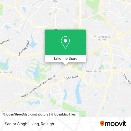 Senior Singh Living map