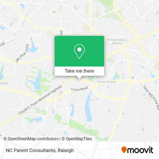 NC Parent Consultants map