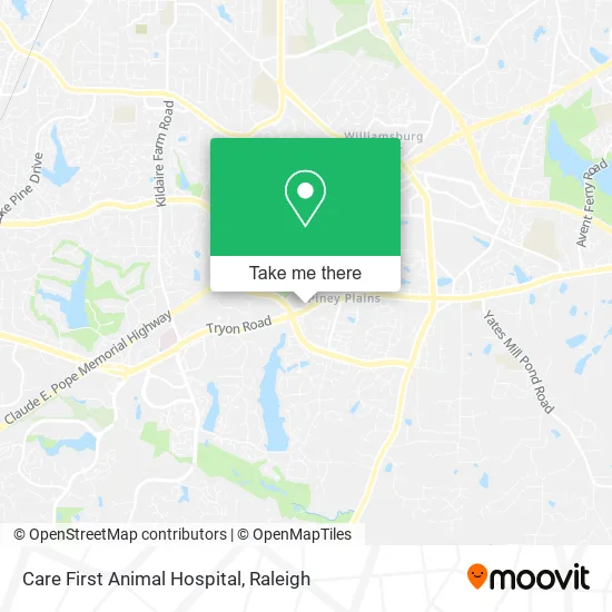 Care First Animal Hospital map