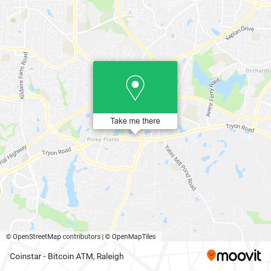 Mapa de Coinstar - Bitcoin ATM