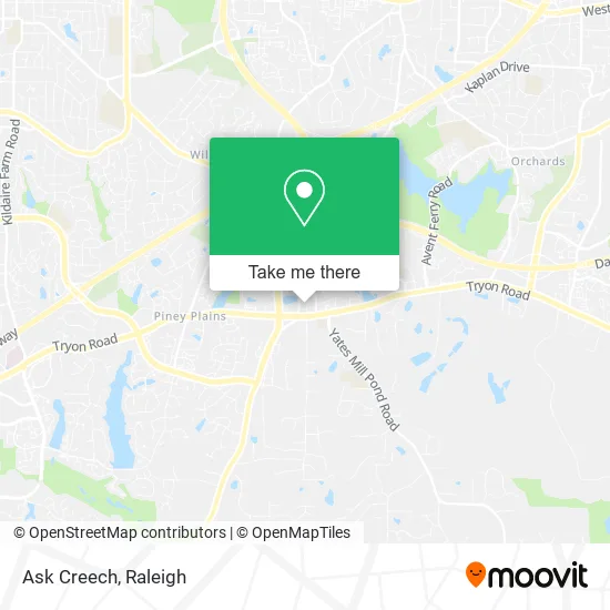 Ask Creech map