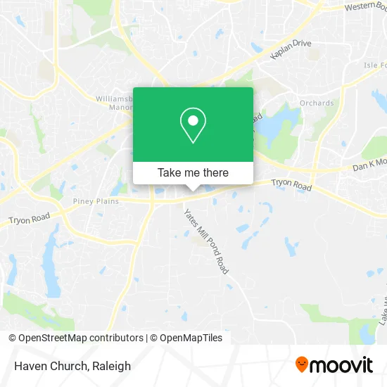 Haven Church map