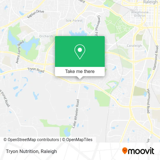 Tryon Nutrition map