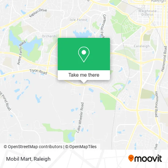 Mobil Mart map