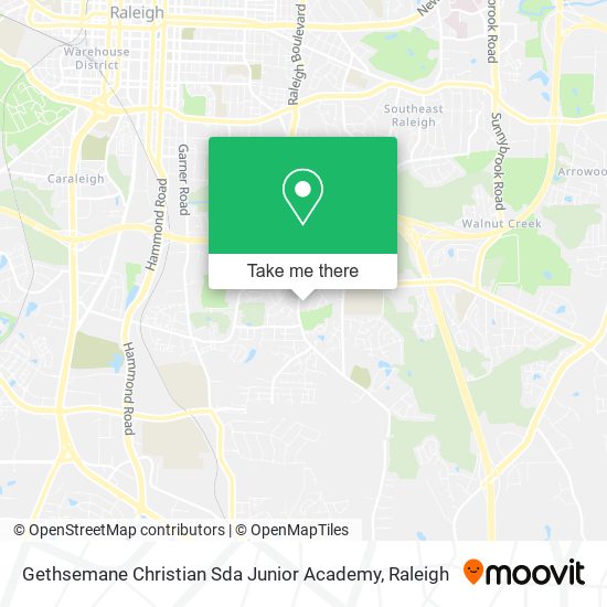 Mapa de Gethsemane Christian Sda Junior Academy