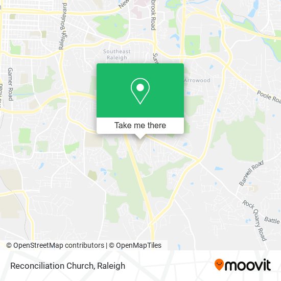 Mapa de Reconciliation Church