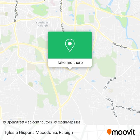 Iglesia Hispana Macedonia map