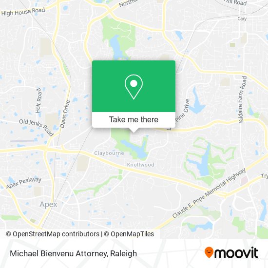 Mapa de Michael Bienvenu Attorney