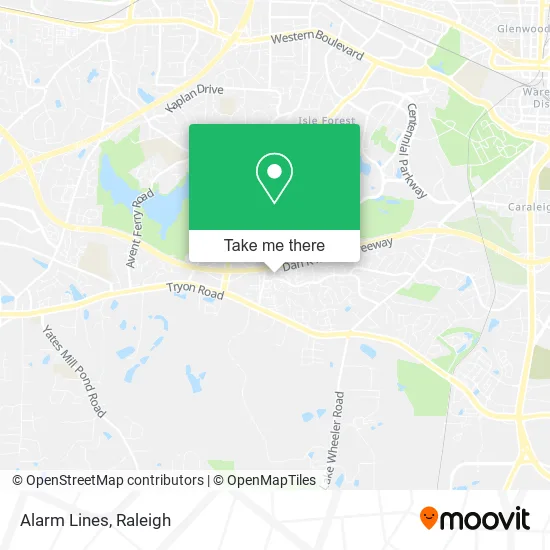 Alarm Lines map
